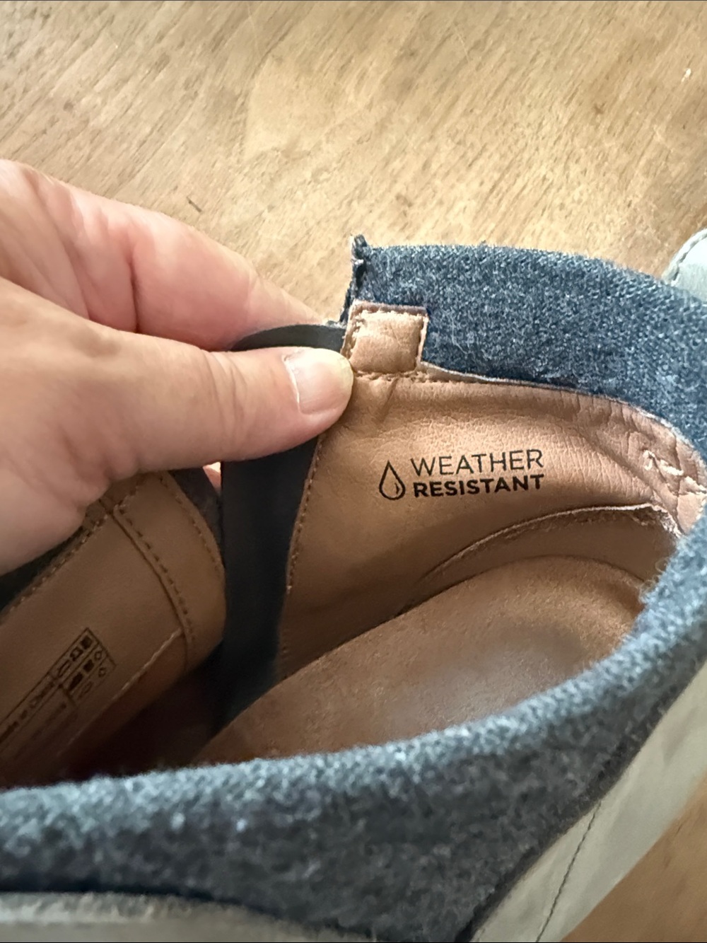 Vionic Sz 9 Joslyn Taupe & Gray Ankle Booties Weather Resistant Support - Picture 12 of 13